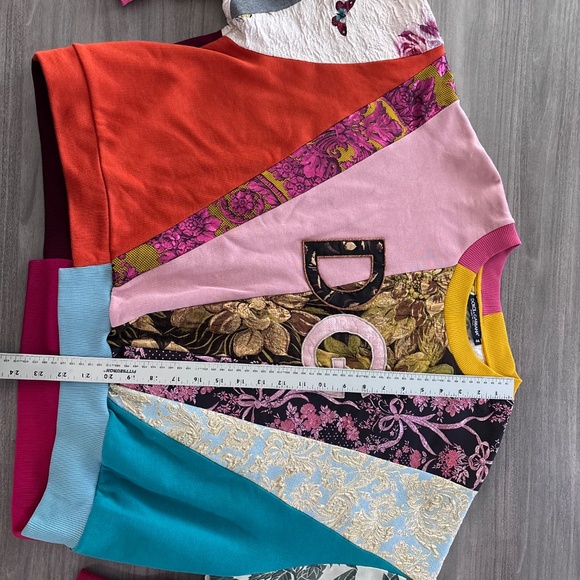 Dolce & Gabbana Multicolor Patchwork Top - Picture 12 of 13